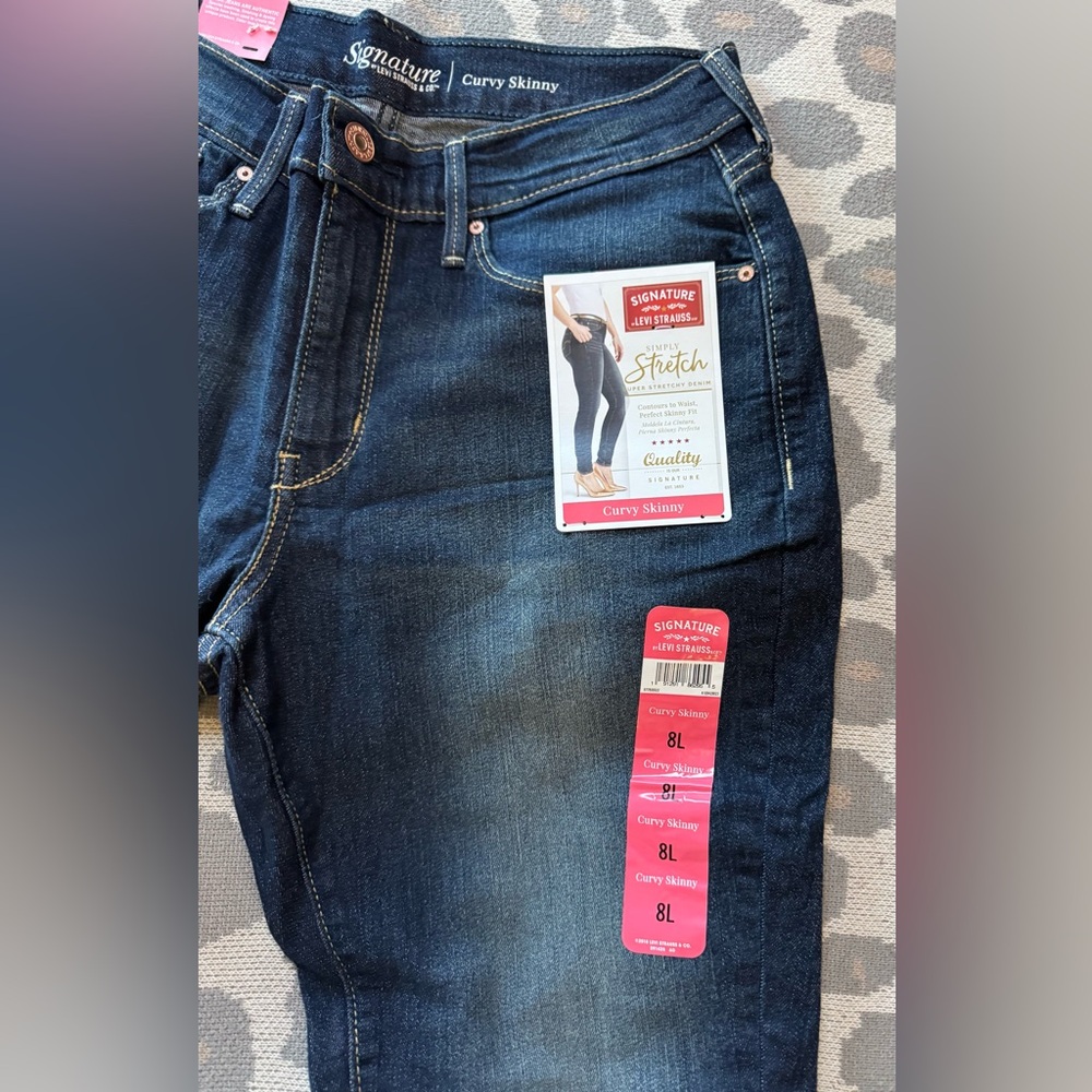 Signature by Levi Strauss Dark Blue Women Jeans